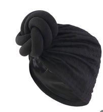 Load image into Gallery viewer, Satin lined knotted Turban
