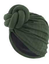 Load image into Gallery viewer, Satin lined knotted Turban