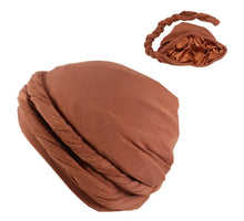 Load image into Gallery viewer, Satin lined Turban