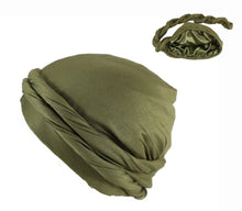Load image into Gallery viewer, Satin lined Turban