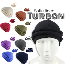 Load image into Gallery viewer, Satin lined Turban