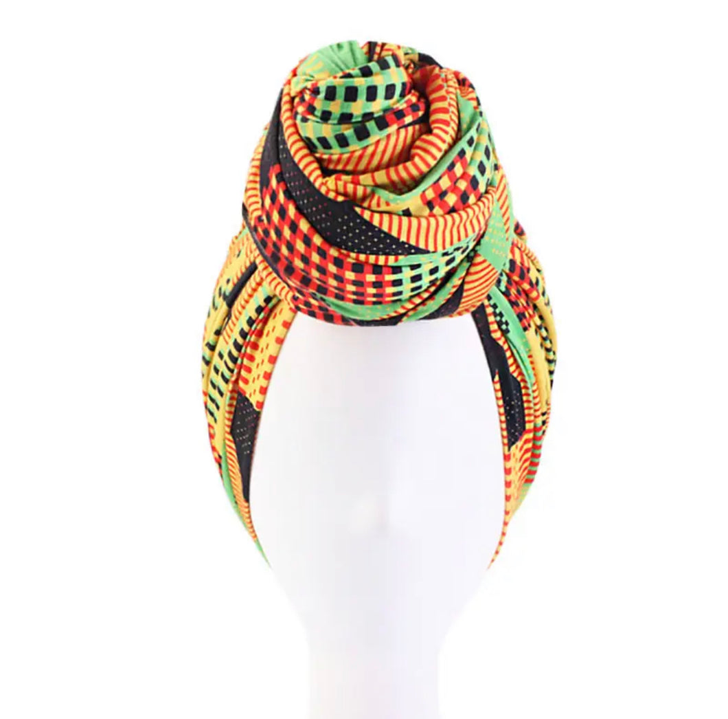 Printed head wrap